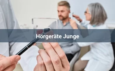 Hörgeräteakustiker Hörgeräte Junge