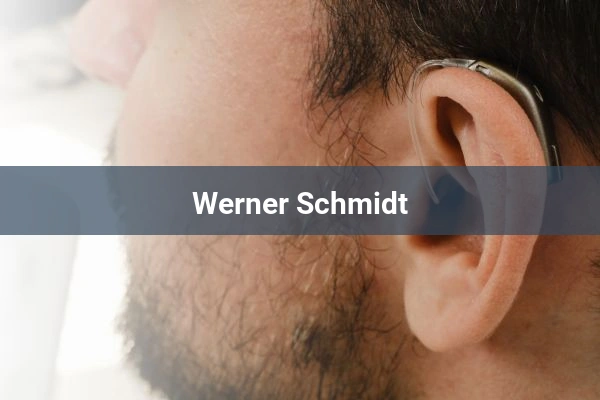 Hörgeräteakustiker Werner Schmidt
